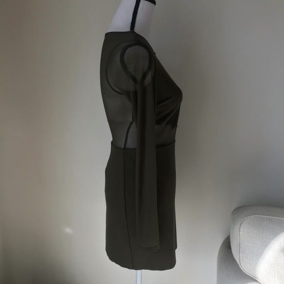 UO Silence & Noise Lightening Mesh Cutout Dress - Picture 7 of 8